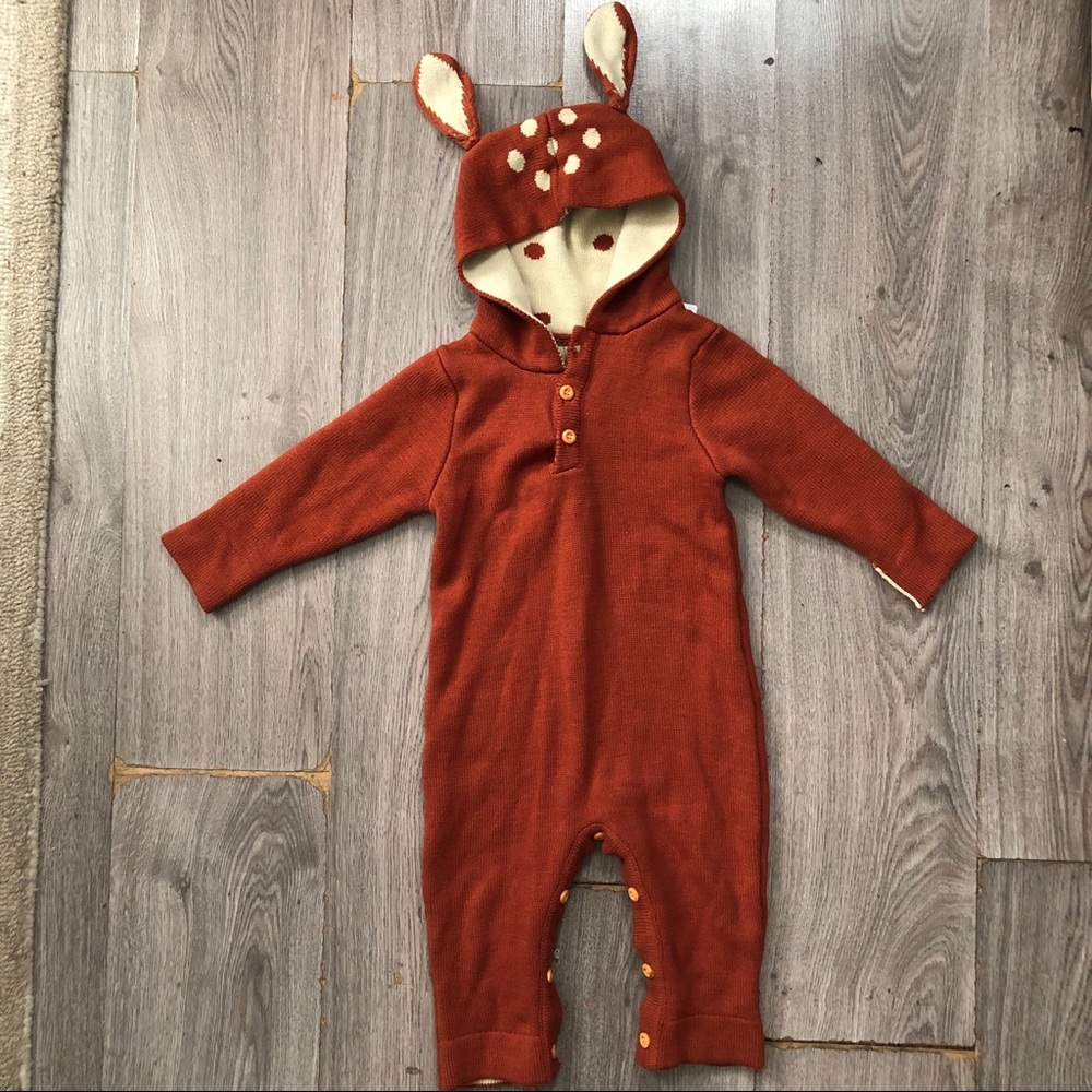 Deer Knit Bodysuit
